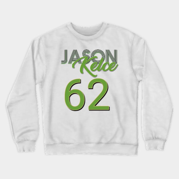 Jason Kelce Crewneck Sweatshirt by Light Up Glow 